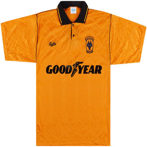 Wolves 1990-92 Home Shirt (L) (Very Good)_0