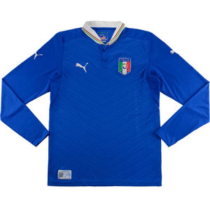 Italy 2012-13 Home Long Sleeve Shirt (S) (Fair) (Pirlo 21)_2