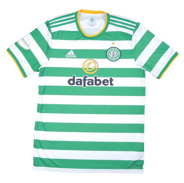 Celtic 2020-21 Home Shirt (XL) (Mint)