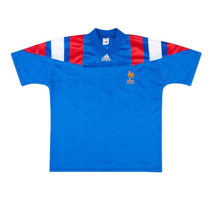 France 1992-94 Home Shirt (L) (Excellent)