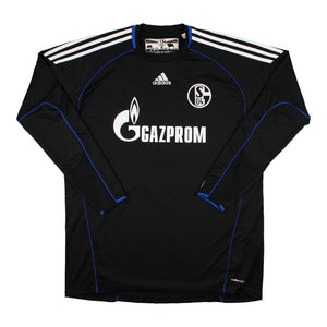 Schalke 2010-11 Long Sleeve Goalkeeper Home Shirt (XL) Fahrmann #1 (Very Good)_1