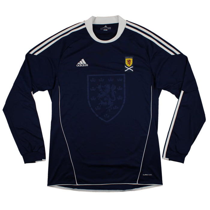 Scotland 2010-12 Long Sleeve Home Shirt (L) (Excellent)