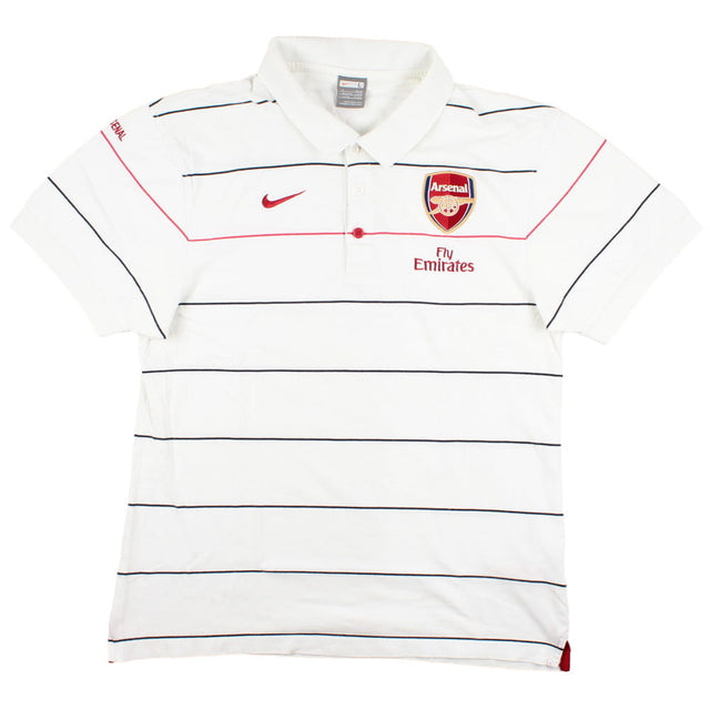 Arsenal 2008-09 Nike Polo Shirt. (L) (Excellent)_0