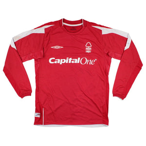 Nottingham Forest 2004-05 Long Sleeve Home Shirt (S) (Excellent)_0