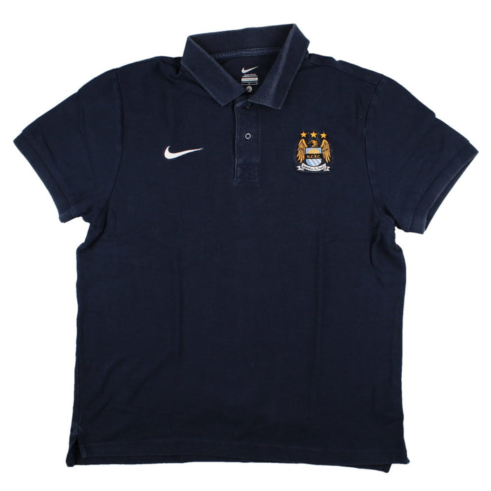 Manchester City 2013-14 Nike Polo Shirt (L) (Good)