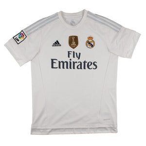 Real Madrid 2015-16 Home Shirt (With Patches) (M) (Excellent)_0