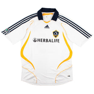 LA Galaxy 2007-08 Home Shirt (L) Beckham #23 (Very Good)_1