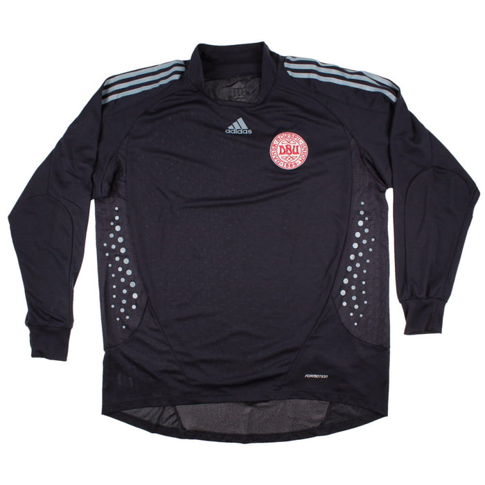 Denmark 2008-10 Long Sleeve Goalkeeper Home Shirt (L) (Excellent)