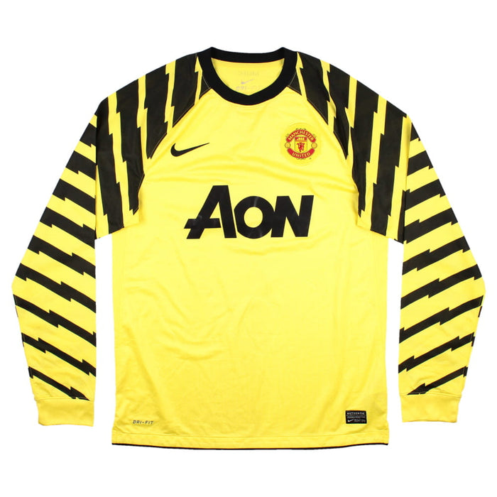 Manchester United 2010-11 Goalkeeper Long Sleeve Third Shirt (M) (Excellent)