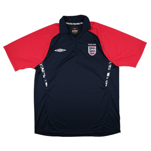 England 2007-09 Umbro Polo Shirt (XL) (Excellent)_0