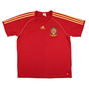 Spain 2010-11 Adidas Training T-Shirt (L) (Excellent)_0