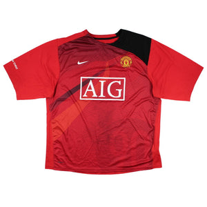 Manchester United 2007-08 Nike Training Shirt (L) (Excellent)_0