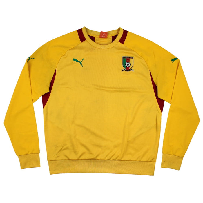 Cameroon 2012-14 Long Sleeve Puma Training Shirt (L) (Fair)