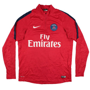 PSG 2015-16 Nike Long Sleeve Tracksuit Top (M) (Good)_0