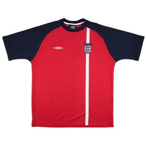 England 2001-03 Umbro Training Shirt (XL) (Excellent)_0