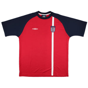 England 2001-03 Umbro Training Shirt (XL) (Excellent) (Owen 10)_3