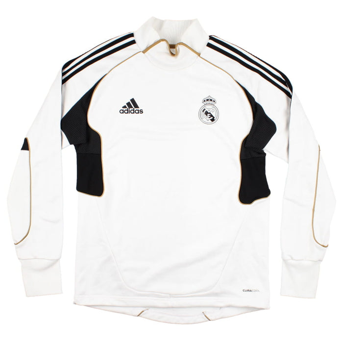 Real Madrid 2010-11 Adidas Long Sleeve Tracksuit Top (L) (Excellent)