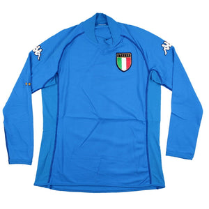 Italy 2002-2003 Home Long Sleeve Shirt (M) (Good) (VIERI 9)_2