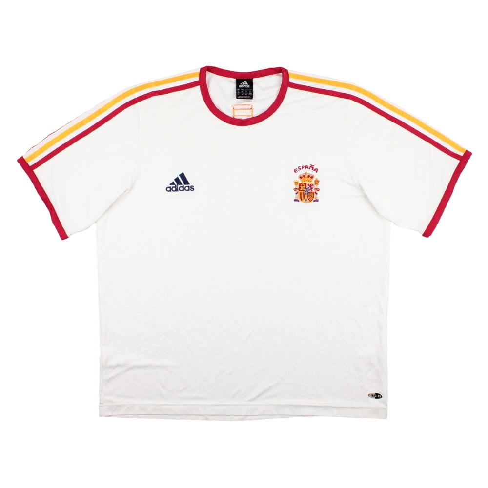 Spain 2004-06 Adidas Training Shirt (XL) (Good) – Classic Football Kit