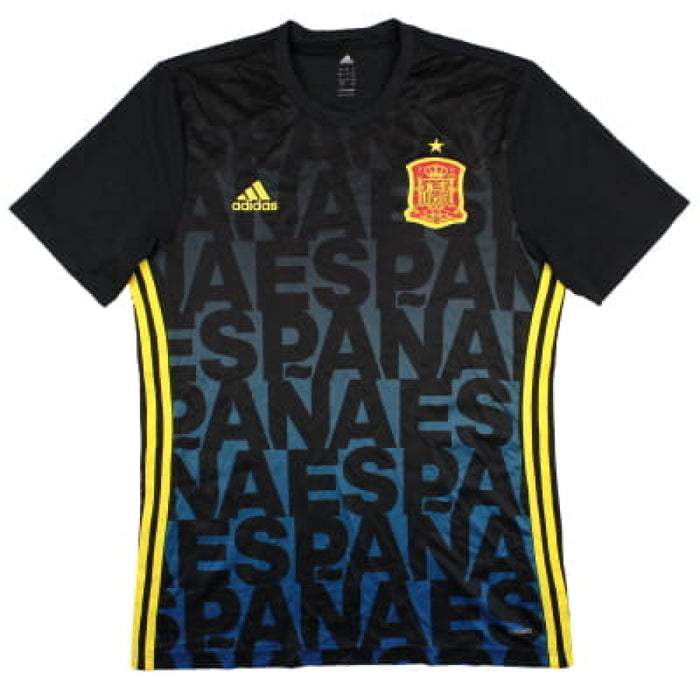 Spain 2016-17 Adidas Training Shirt (L) (Good)