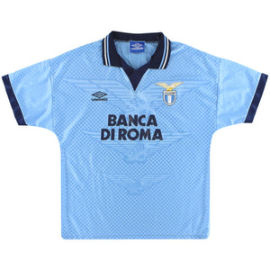 Lazio 1995-96 Home Shirt (L) (Excellent)_0