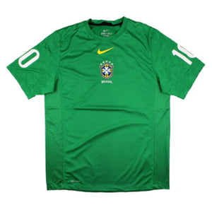 Brazil 2010-2011 Nike Training Shirt (L) (Mint)_0