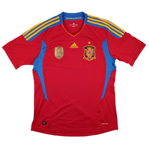 Spain 2011-12 Home Shirt (L) (Excellent)_0