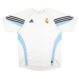 Real Madrid 2003-04 Adidas Training Shirt (L) (ZIDANE 5) (Excellent)_2