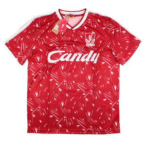 Liverpool 1989-91 Retro Home Shirt Remake (L) Gerrard #8 (Very Good)_1