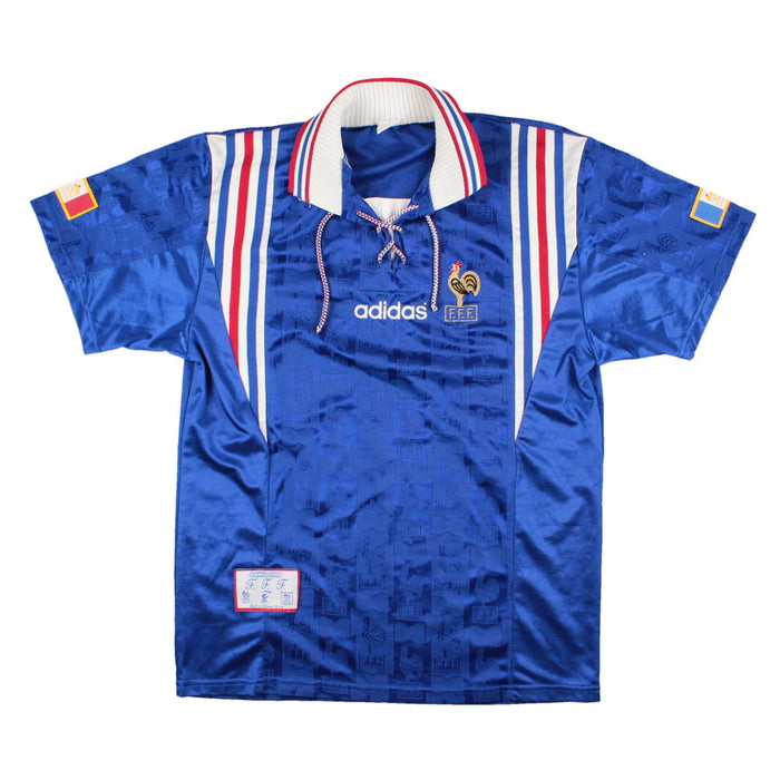 France 1996-98 Home Shirt (M) (Excellent)