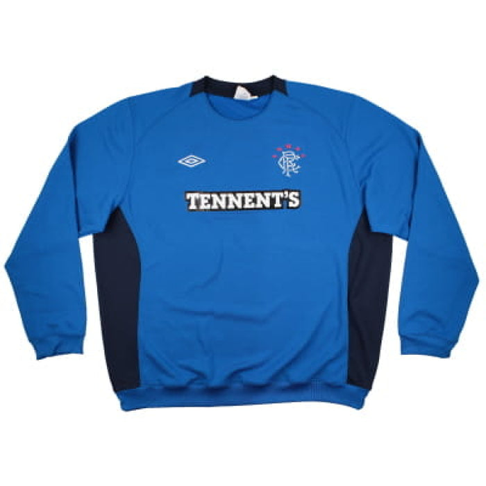Rangers 2010-11 Long Sleeve Umbro Training Shirt (4XL) (Excellent)