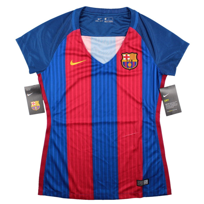 Barcelona 2016-17 Home Shirt (Women's) (Sponsorless) (S) (Fair)