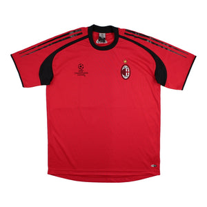 AC Milan 2004-05 Adidas Champions League Training Shirt (L) (Serginho 27) (Very Good)_2