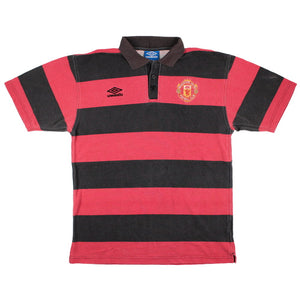 Manchester United 1994-1996 Umbro Polo Shirt (M) (Good)_0