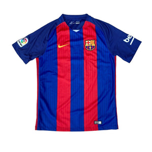 Barcelona 2016-17 Home Shirt (Sponsorless) (L) Neymar #11 (Mint)_1