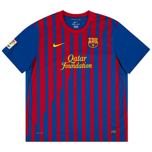 Barcelona 2011-12 Home Shirt (XL) David Villa #7 (Very Good)_1