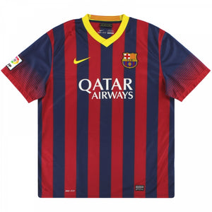 Barcelona 2013-14 Home Shirt (XXL) (Excellent)_0