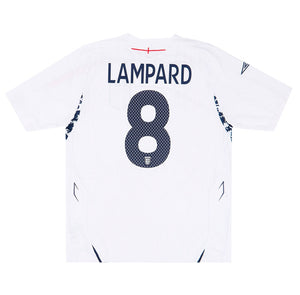 England 2007-09 Home Lampard #8 (M) (Fair)_1