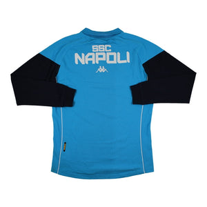 Napoli 2017-18 Kappa Long Sleeve Football Training Shirt (XXL) (Excellent)_1