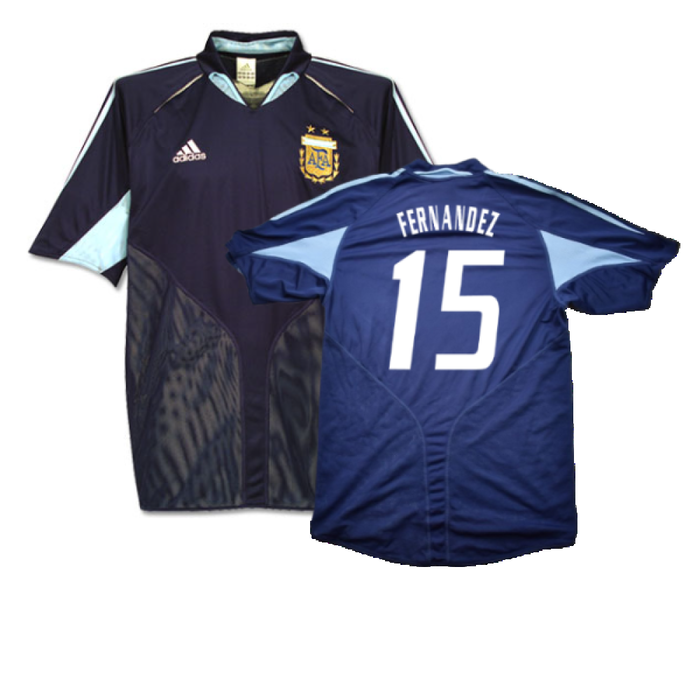 2004-05 Argentina Away Shirt (L) (Excellent) (Fernandez 15)