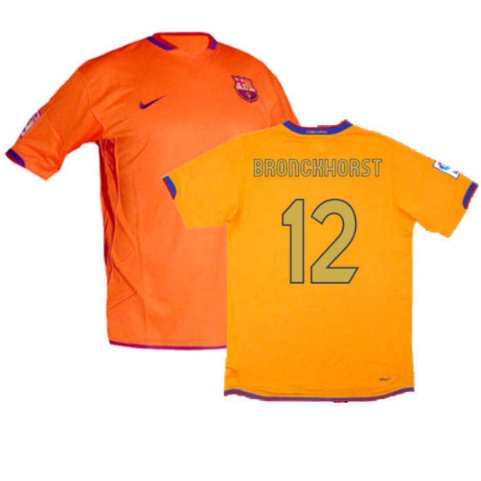 Barcelona 2006-07 Away Shirt (S) (Excellent) (Bronckhorst 12)