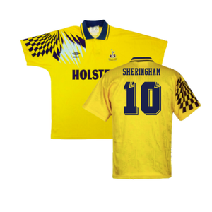 Tottenham 1991-94 Away Shirt (L) (Excellent) (SHERINGHAM 10)_0