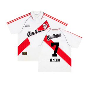 1995-96 River Plate Home Shirt (Good) (Almeyda 7)_0