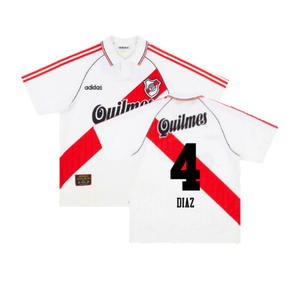 1995-96 River Plate Home Shirt (Good) (Diaz 4)_0