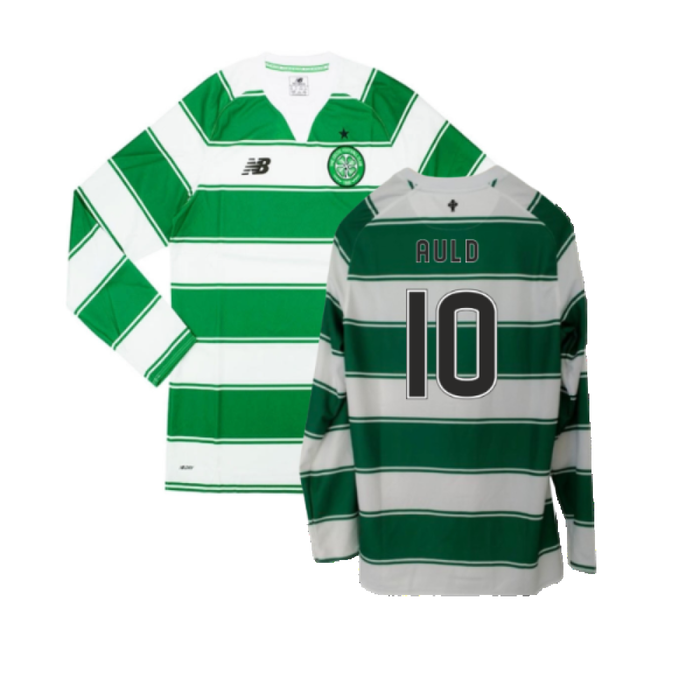 Celtic 2015-16 Long Sleeve Home Shirt (3XL) (Excellent) (Auld 10)