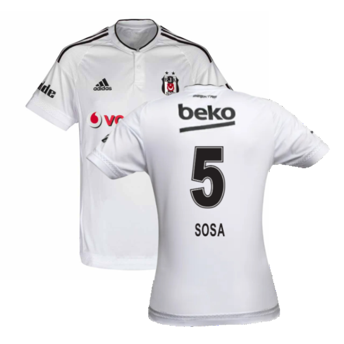 Besiktas 2015-16 Home Shirt (S) (Mint) (Sosa 5)