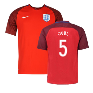 England 2016-17 Away Football Shirt (XL.Boys) (Excellent) (Cahill 5)_0