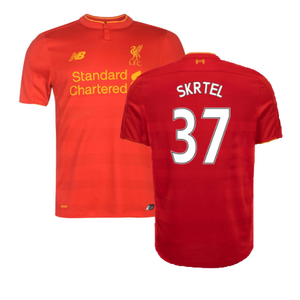 Liverpool 2016-17 Home Football Shirt (Excellent) (Skrtel 37)_0