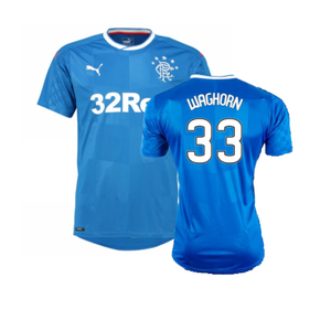 Rangers 2016-17 Home Shirt (M) (Very Good) (Waghorn 33)_0