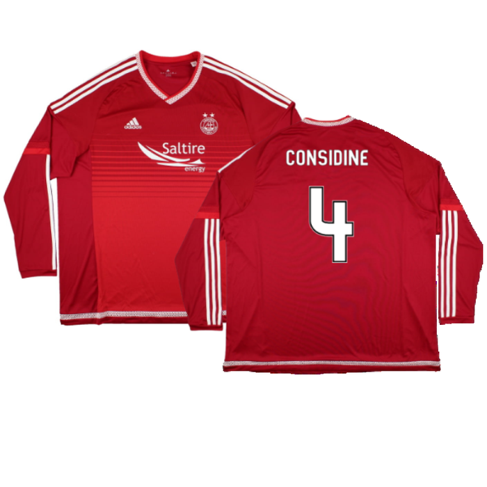 Aberdeen 2015-2016 Home Long Sleeve (3XL) (Excellent) (Considine 4)